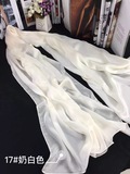 Dyeing scarf-Ivory